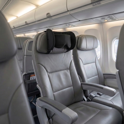 Ergonomiskt 360° sömnstöd för flyg